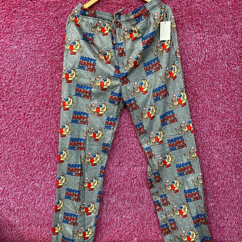 Ren & Stimpy Happy Happy Joy, Joy Graphic Lounge Pants XXL